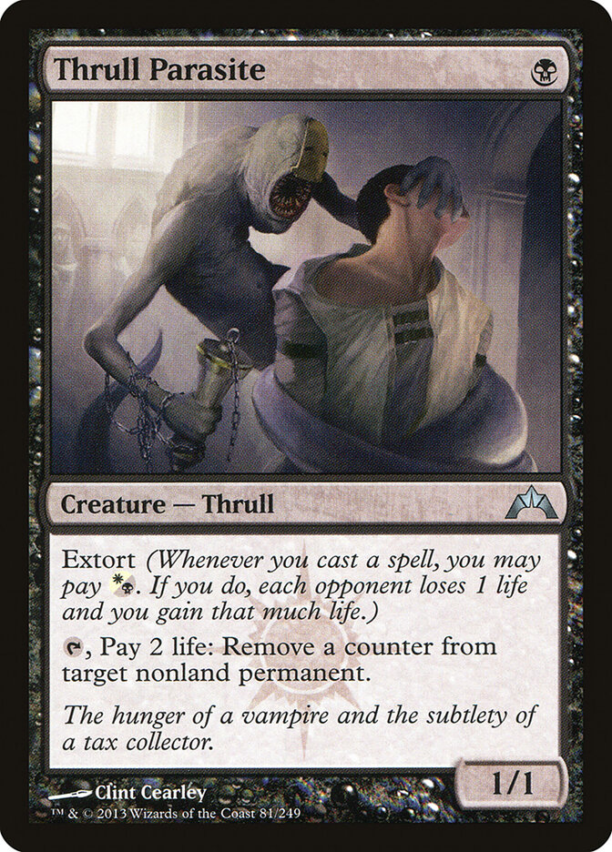 Thrull Parasite card front