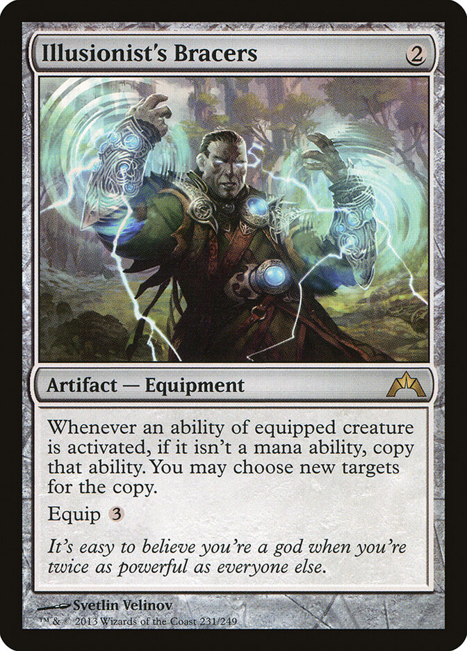 Illusionist's Bracers card front