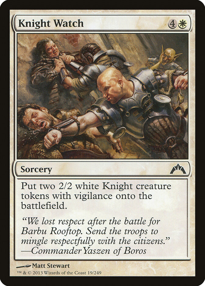 Knight Watch card front