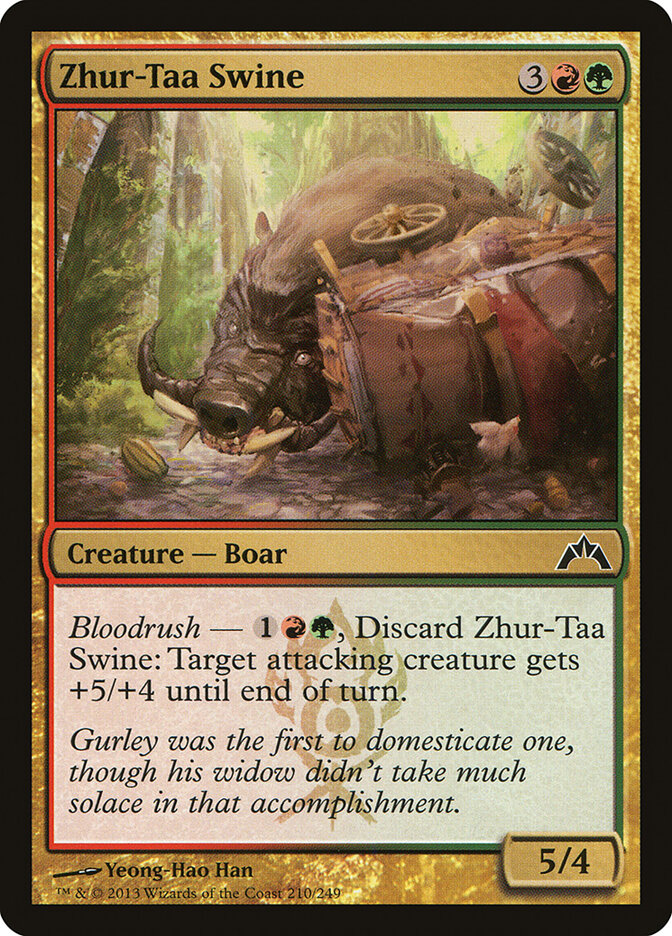 Zhur-Taa Swine card front