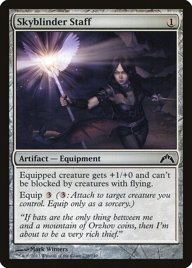 Skyblinder Staff card front