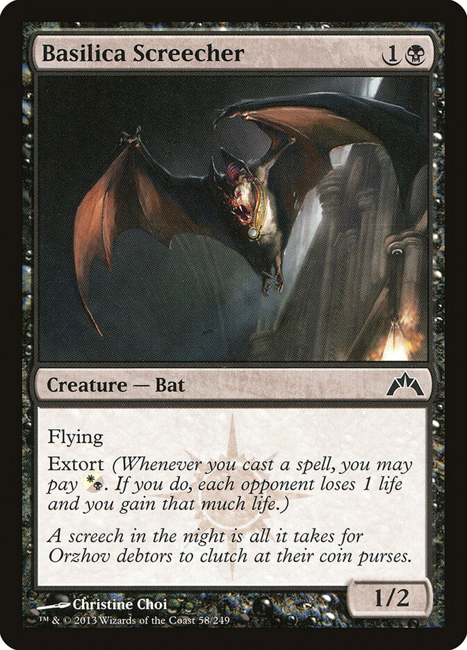 Basilica Screecher card front