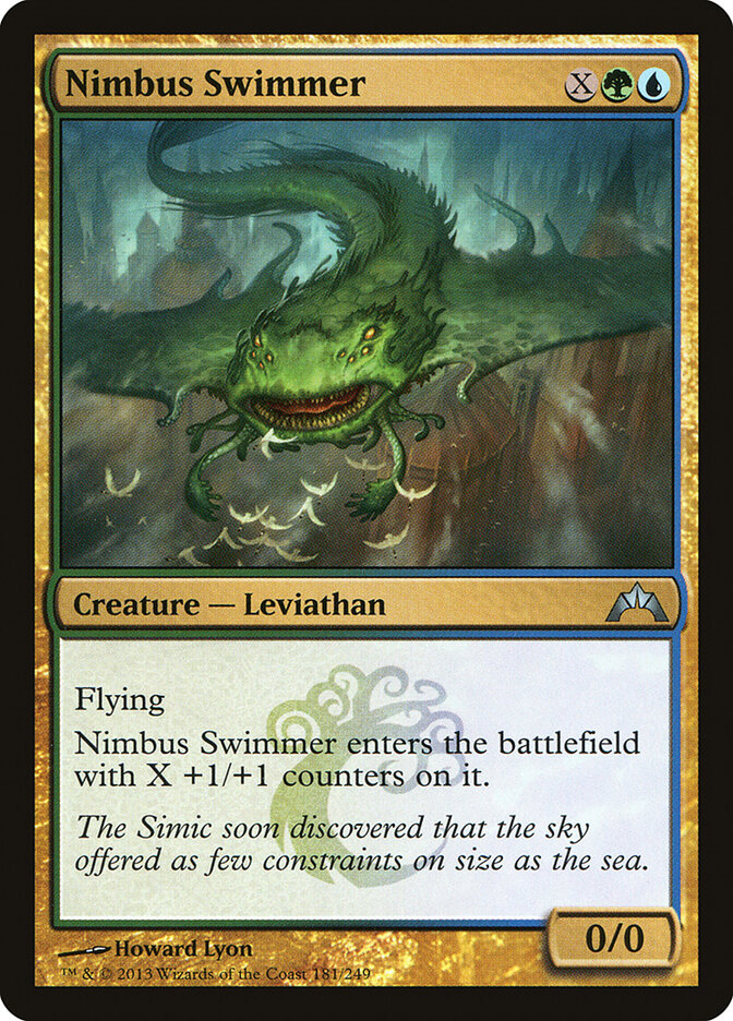 Nimbus Swimmer card front