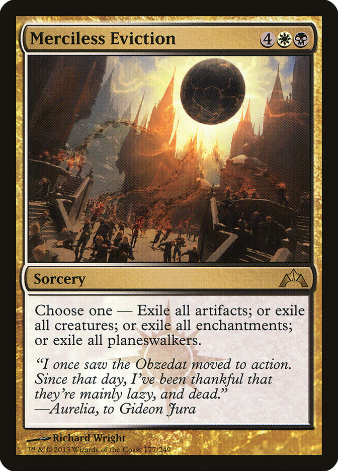 Merciless Eviction card front