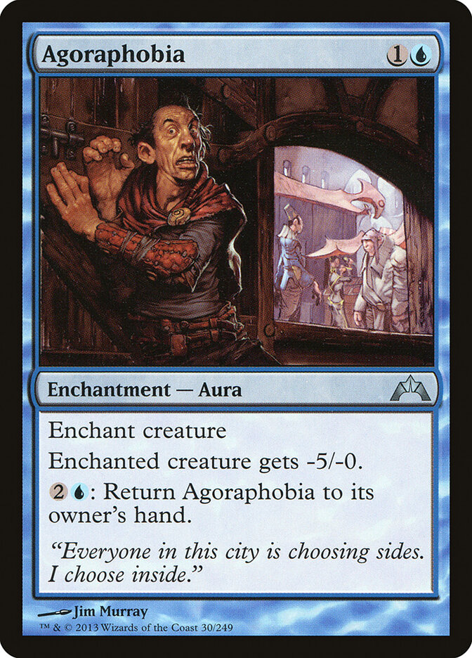 Agoraphobia card front