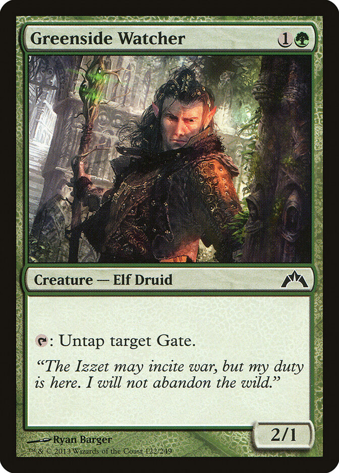 Greenside Watcher card front