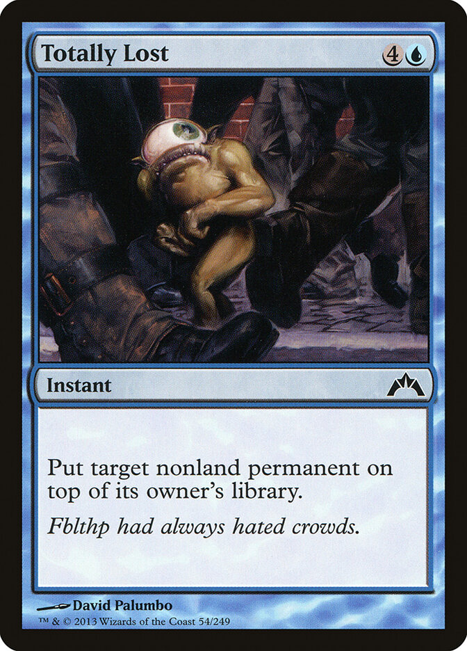 Totally Lost card front