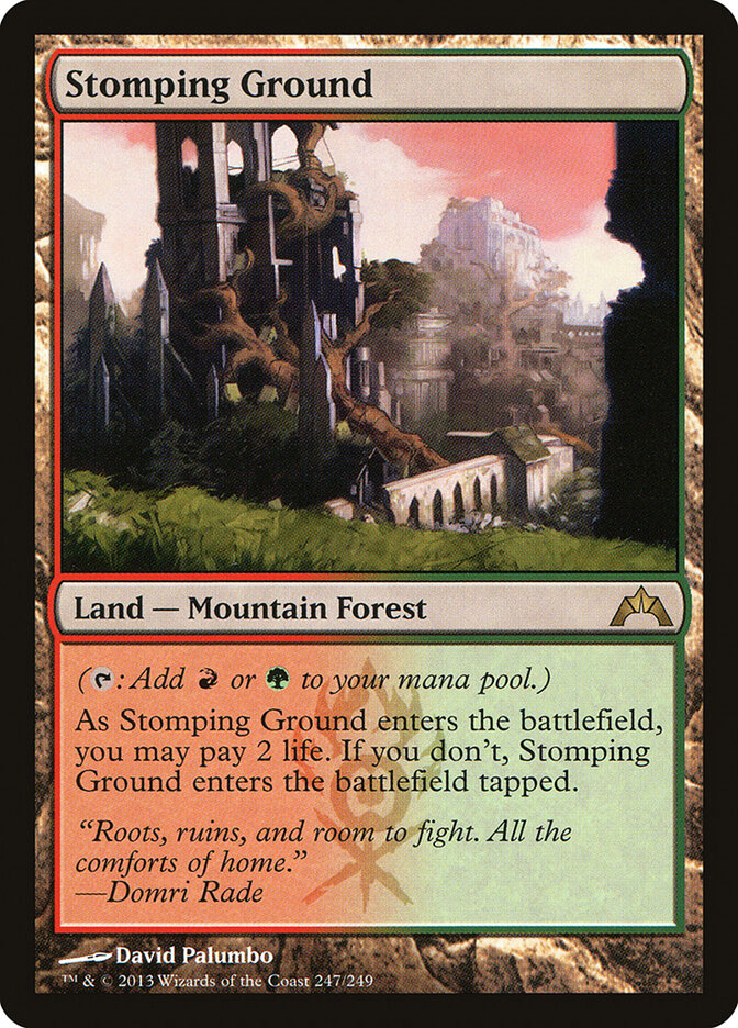 Stomping Ground card front