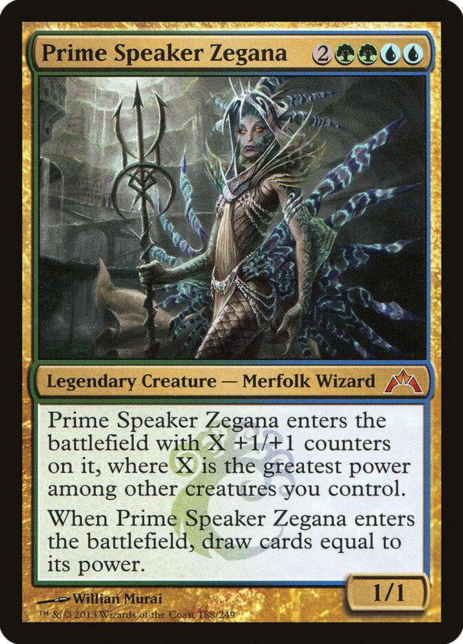 Prime Speaker Zegana card front