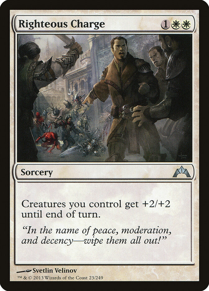 Righteous Charge card front