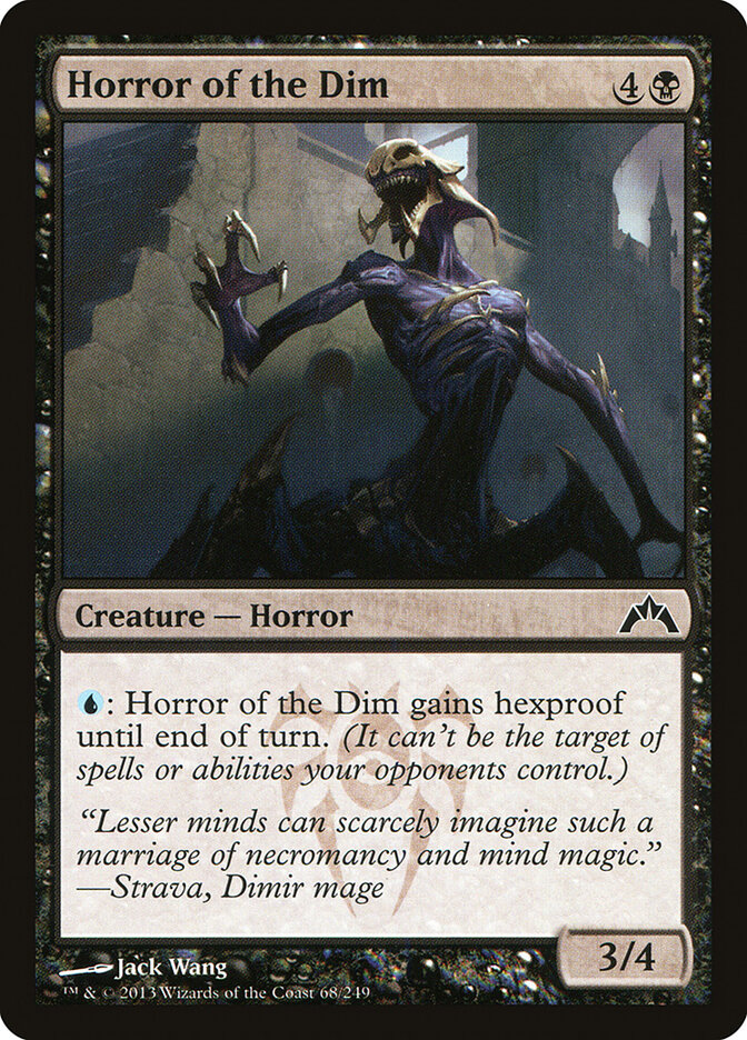 Horror of the Dim card front