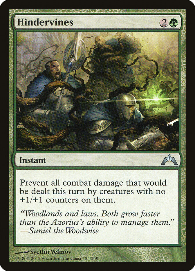 Hindervines card front