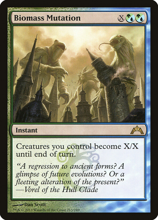 Biomass Mutation card front