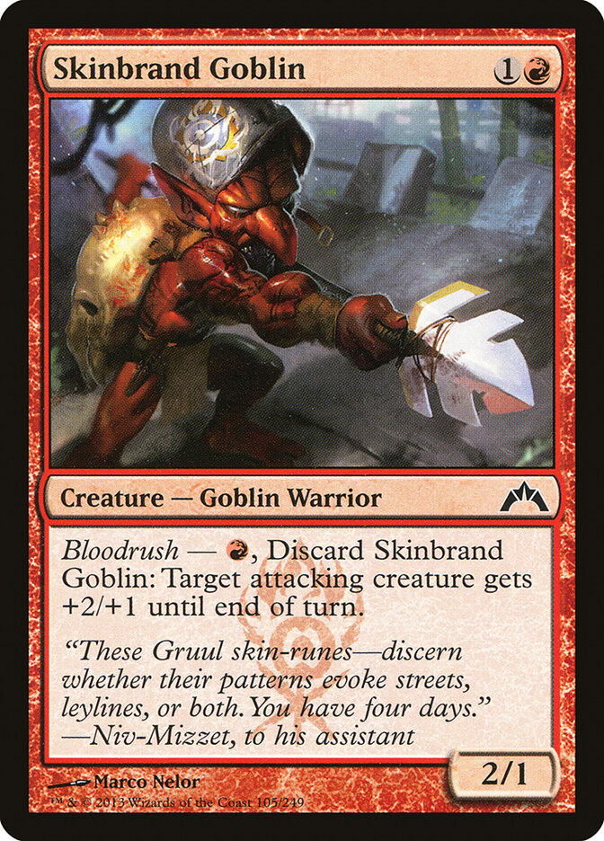 Skinbrand Goblin card front