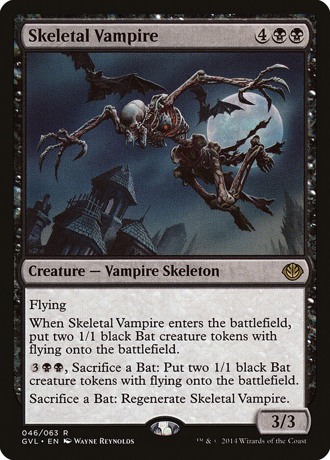 Skeletal Vampire card front