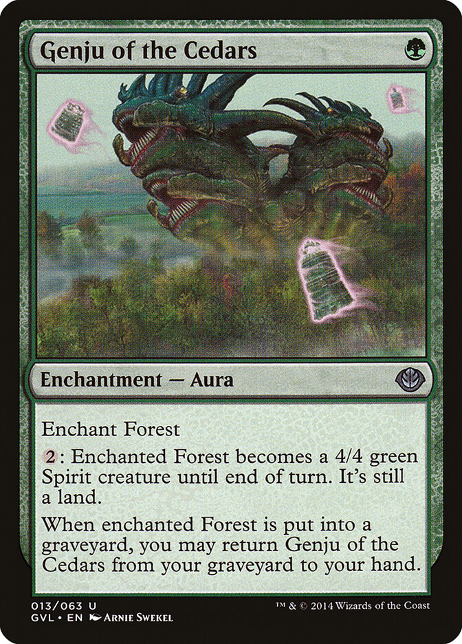 Genju of the Cedars card front