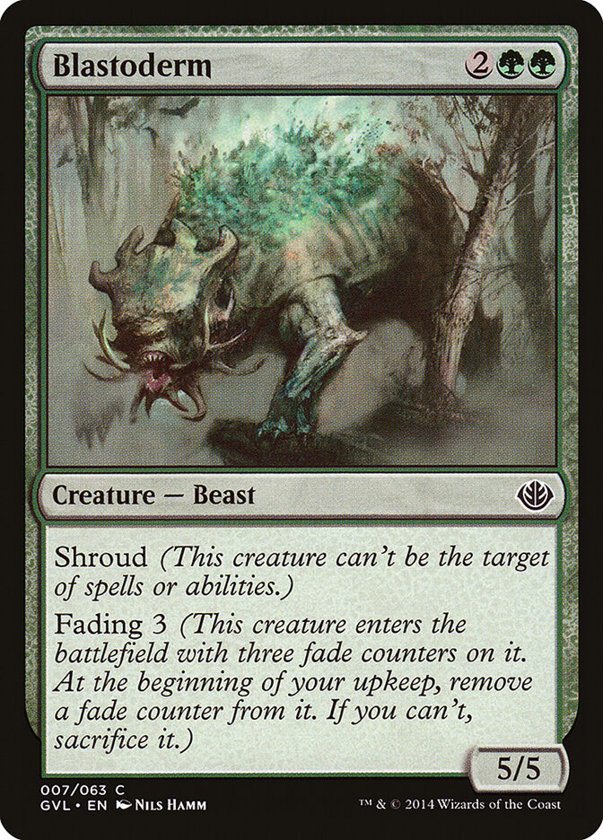 Blastoderm card front