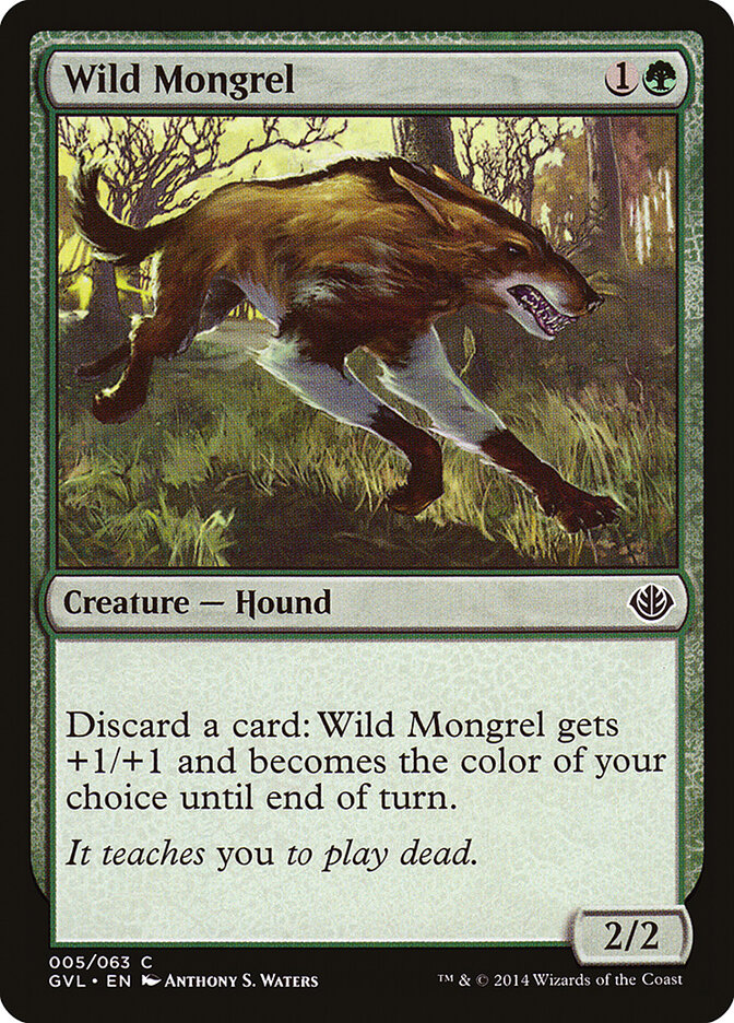 Wild Mongrel card front