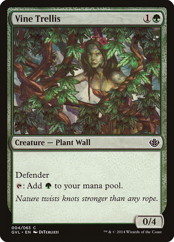 Vine Trellis card front