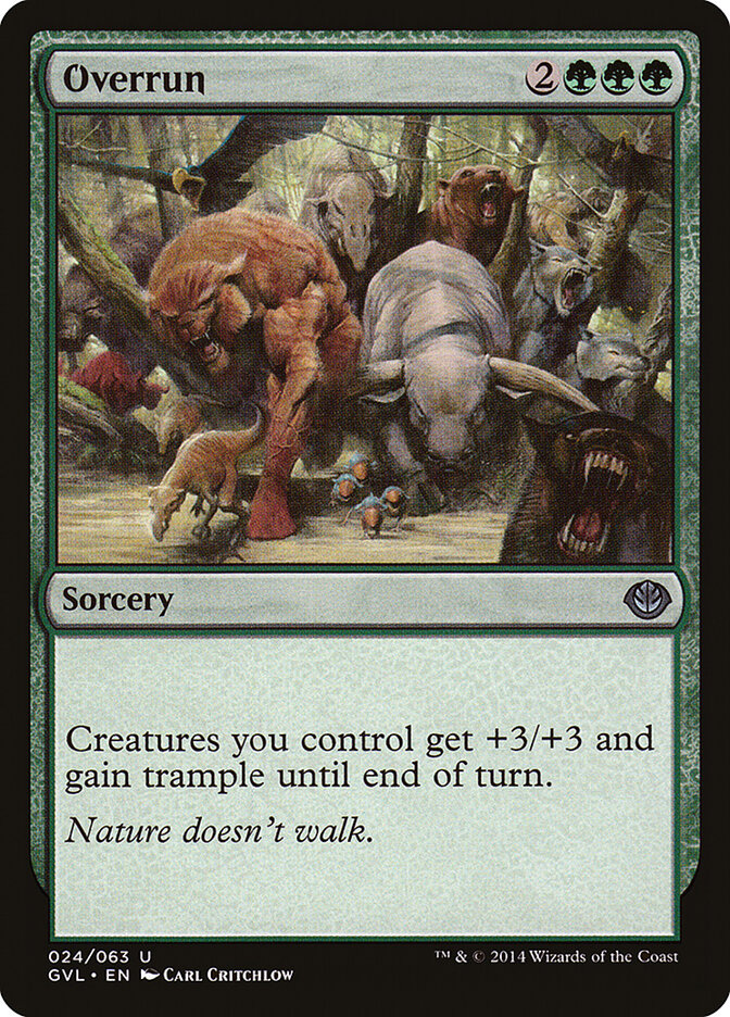 Overrun card front