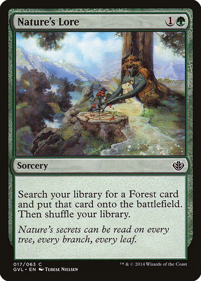 Nature's Lore card front