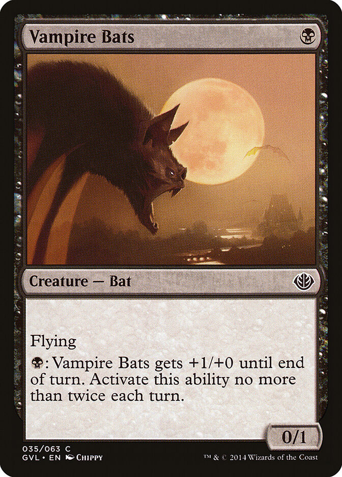 Vampire Bats card front