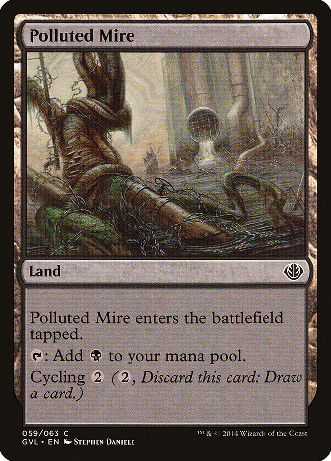 Polluted Mire card front