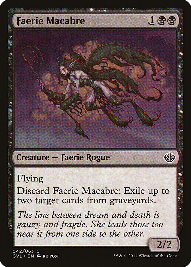 Faerie Macabre card front
