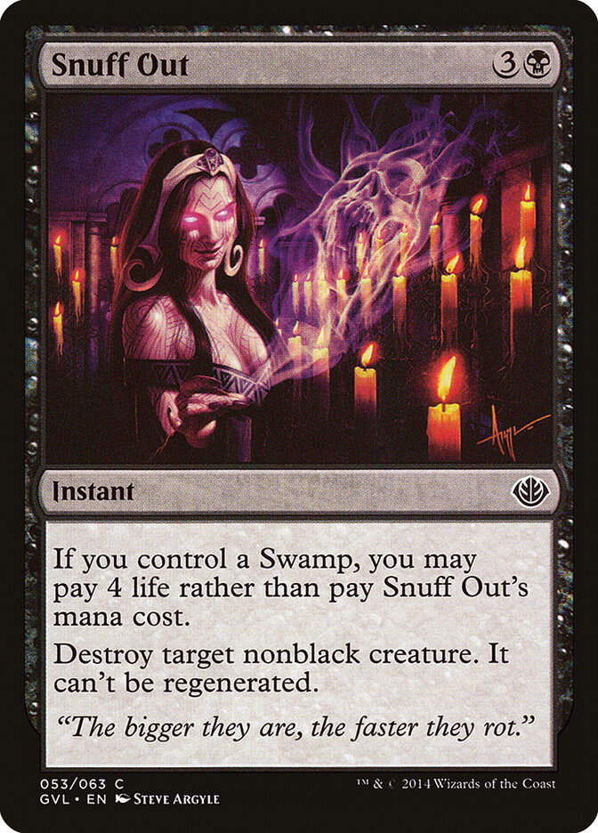 Snuff Out card front