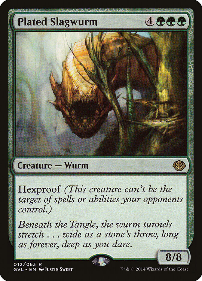 Plated Slagwurm card front