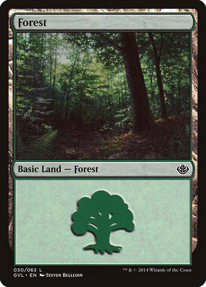 Forest card front