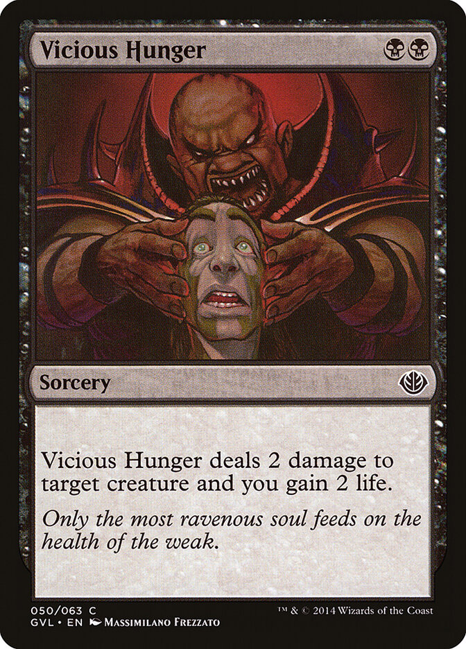 Vicious Hunger card front