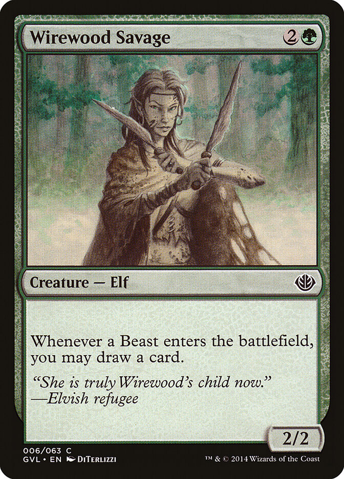 Wirewood Savage card front