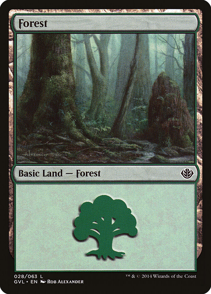 Forest card front