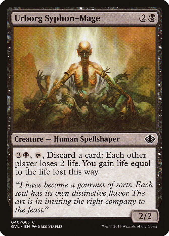 Urborg Syphon-Mage card front