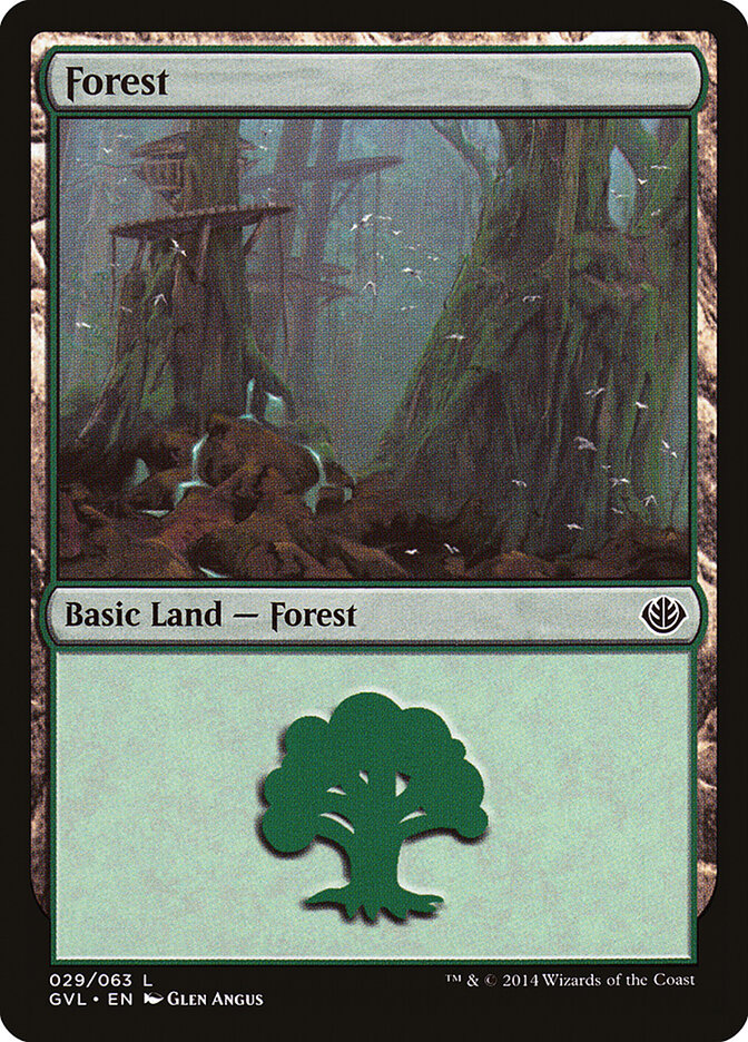 Forest card front