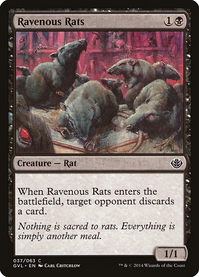 Ravenous Rats card front