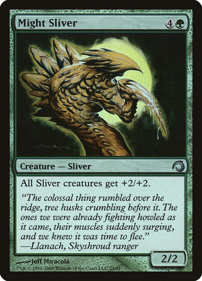 Might Sliver card front