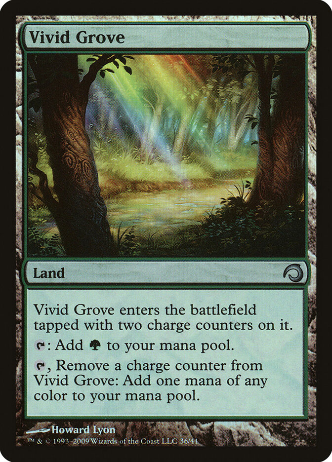 Vivid Grove card front