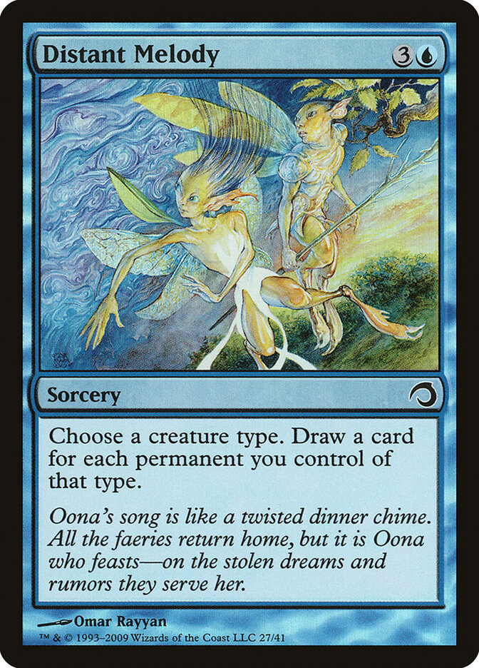 Distant Melody card front