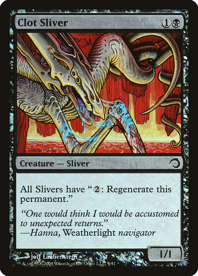 Clot Sliver card front