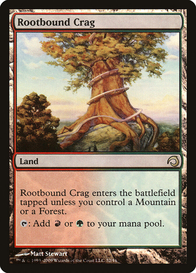 Rootbound Crag card front
