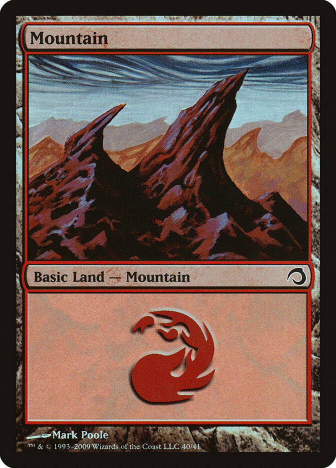 Mountain card front