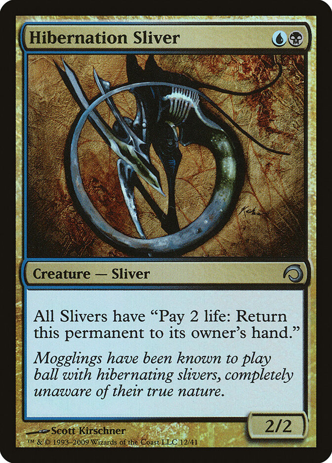 Hibernation Sliver card front