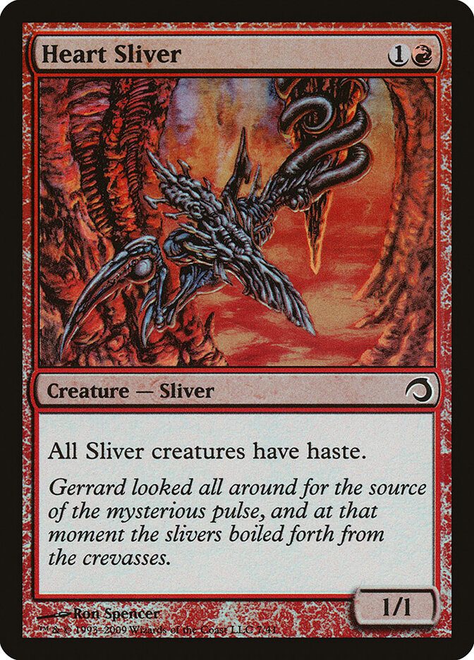 Heart Sliver card front