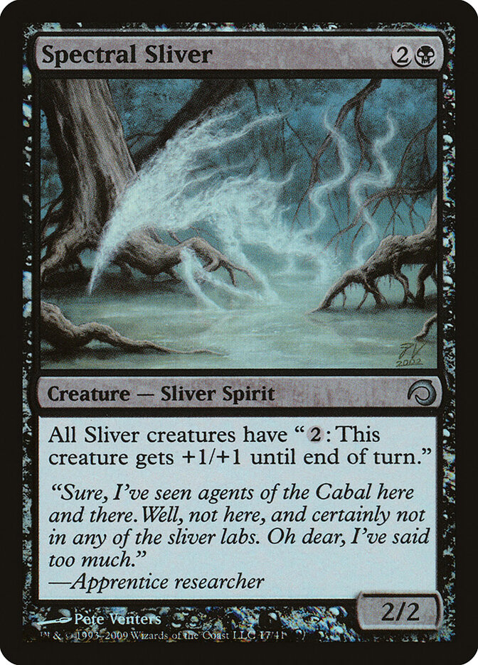 Spectral Sliver card front