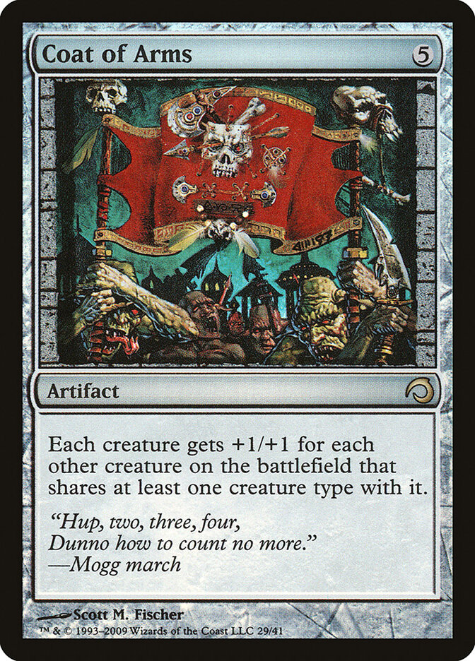 Coat of Arms card front