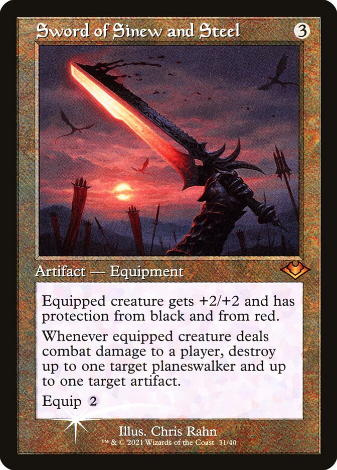 Sword of Sinew and Steel card front