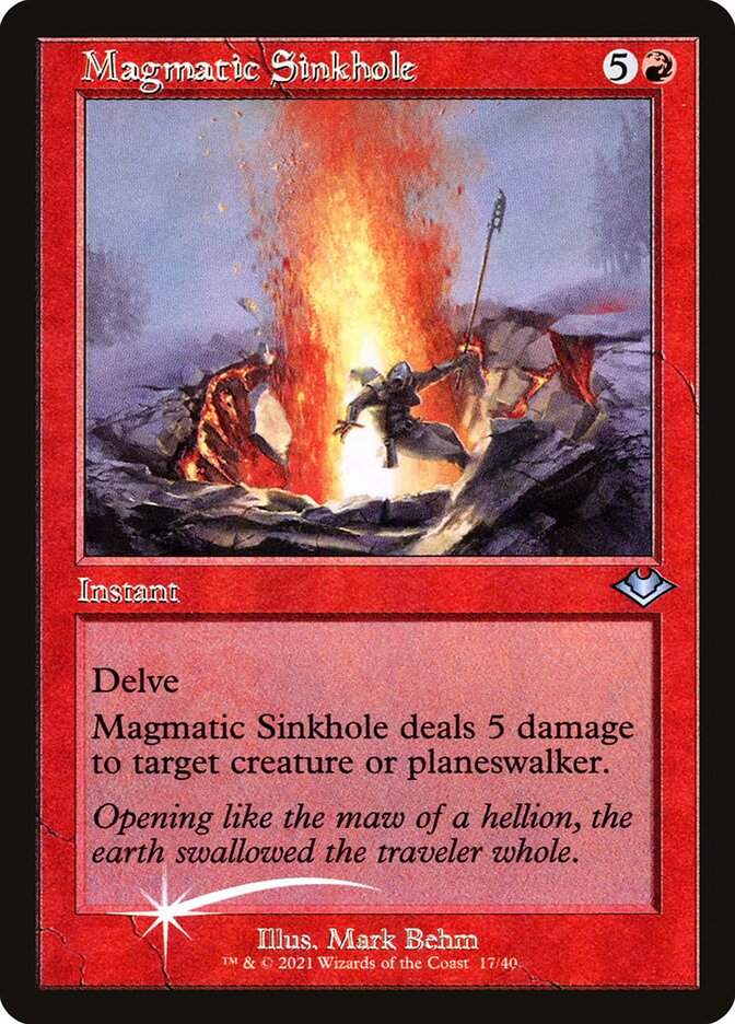 Magmatic Sinkhole card front