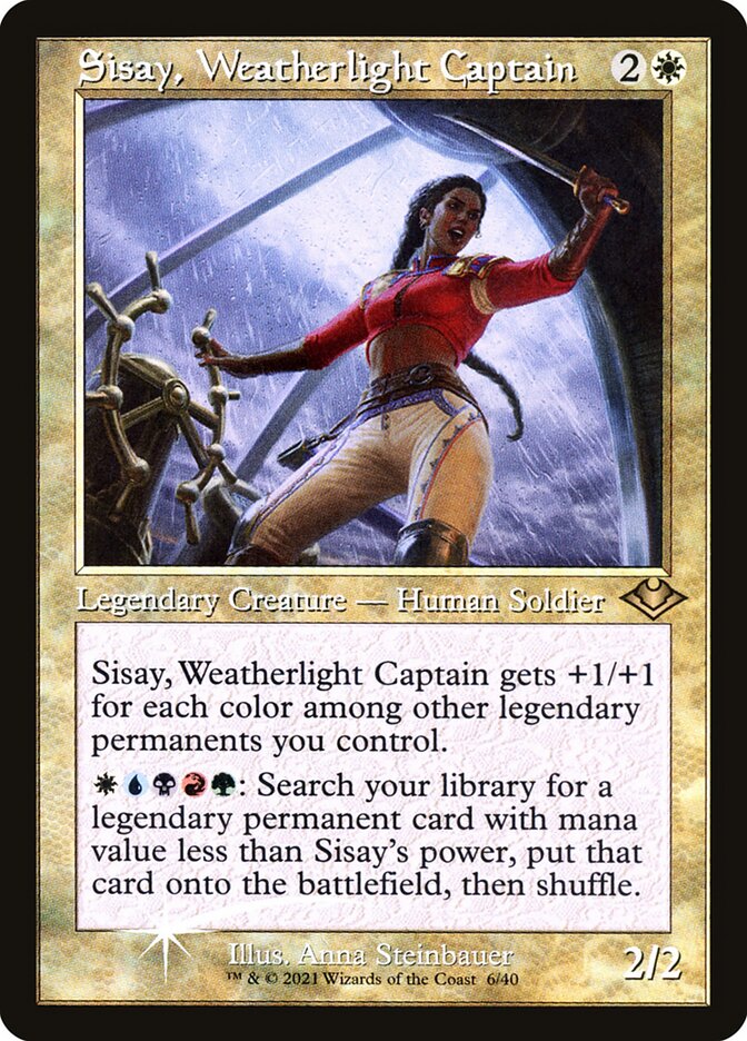 Sisay, Weatherlight Captain card front